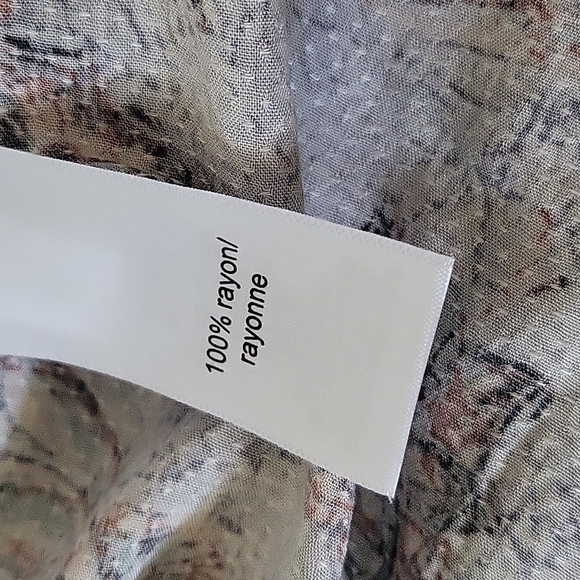 Maurices multicolored floral print open front kimono NWT - Picture 10 of 11